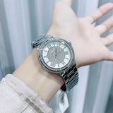 Guess Madison Diamonds Silver Dial Silver Steel Strap Watch for Women - W0637L1 Buy Now By Guess