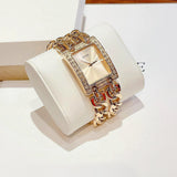 Guess MOD Heavy Metal Diamonds Gold Dial Gold Steel Strap Watch for Women - W0072L1 Buy Now By Guess