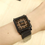 Guess Highline Black Dial Black Mesh Bracelet Watch for Women - W0826L4 Buy Now By Guess