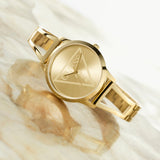 Guess Lola Quartz Gold Dial Gold Steel Strap Watch For Women - W1145L3 Buy Now By Guess