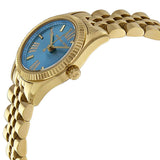 Michael Kors Lexington Quartz Blue Dial Gold Steel Strap Watch For Women - MK3271 Buy Now By Michael Kors