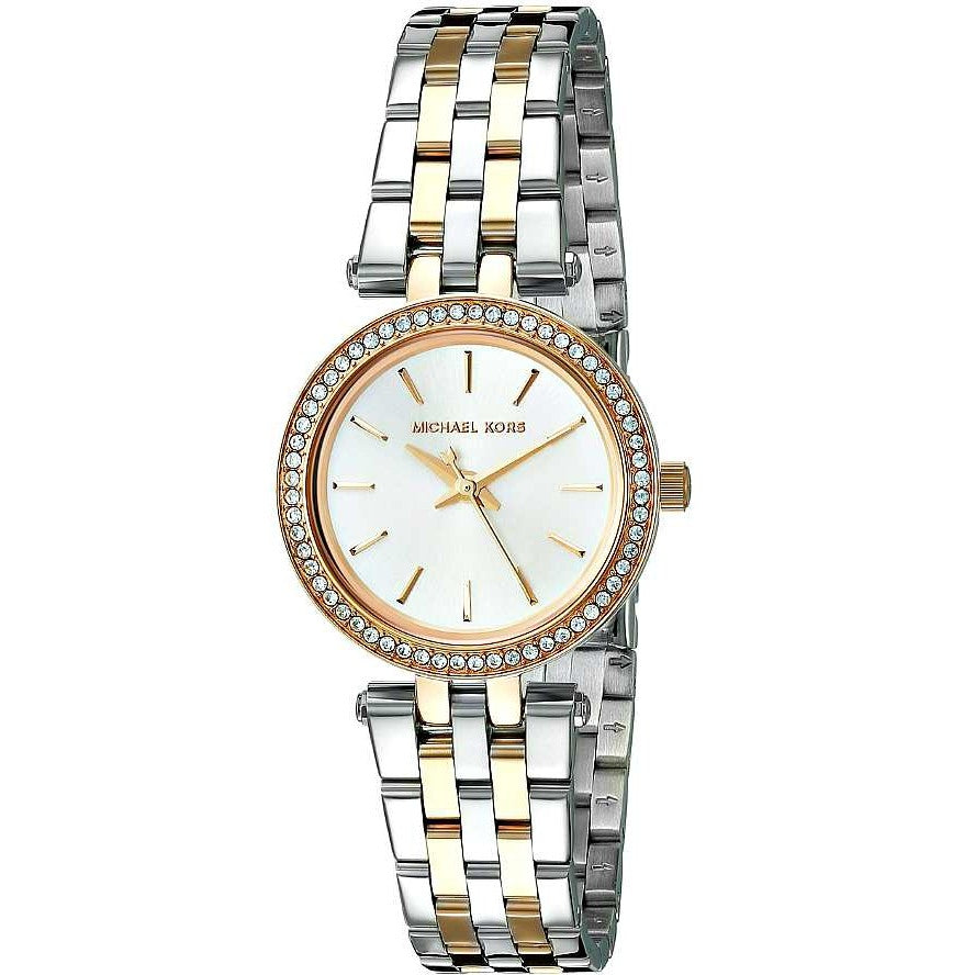 Michael Kors Darci White Dial Two Tone Steel Strap Watch for Women - MK3323 Buy Now By Michael Kors