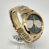 Michael Kors Hartman Analog Quartz Black Dial Gold Steel Strap Watch For Women - MK3647 Buy Now By Michael Kors