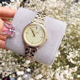 Michael Kors Cinthia Quartz Gold Dial Gold Steel Strap Watch For Women - MK3681 Buy Now By Michael Kors