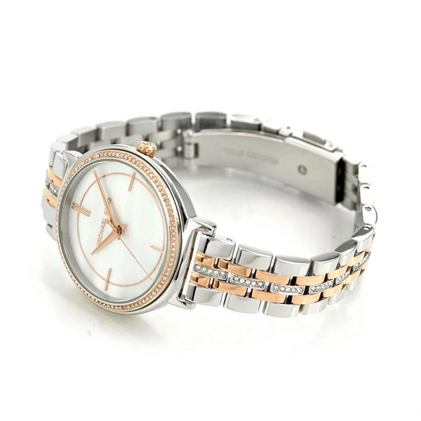 Michael Kors Cinthia Mother of Pearl Dial Two Tone Steel Strap Watch For Women - MK3831 Buy Now By Michael Kors