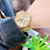 Michael Kors Nia Quartz Gold Dial Gold Steel Strap Watch For Women - MK3989 Buy Now By Michael Kors