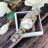 Michael Kors Delray Rose Gold Dial Two Tone Steel Strap Watch for Women - MK4317 Buy Now By Michael Kors