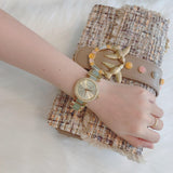 Michael Kors Delray Rose Gold Dial Two Tone Steel Strap Watch for Women - MK4317 Buy Now By Michael Kors