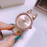 Michael Kors Delray Rose Gold Dial Two Tone Steel Strap Watch for Women - MK4319 Buy Now By Michael Kors