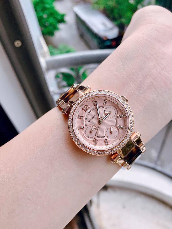 Michael Kors Parker Gold Dial Two Tone Steel Strap Watch for Women - MK5841 Buy Now By Michael Kors