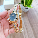 Michael Kors Runway Mercer Quartz Black Dial Two Tone Steel Strap Watch For Women - MK6672 Buy Now By Michael Kors