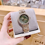 Michael Kors Camille Multifunction Green Dial Gold Steel Strap Watch For Women - MK6981 Buy Now By Michael Kors
