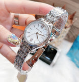 Michael Kors Mindy White Dial Silver Steel Strap Watch For Women - MK7075 Buy Now By Michael Kors