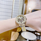 Michael Kors Bryn Pavé Quartz Gold Dial Gold Steel Strap Watch For Women - MK7199 Buy Now By Michael Kors