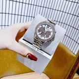 Michael Kors Bryn Pavé White Dial Two Tone Steel Strap Watch For Women - MK7201 Buy Now By Michael Kors