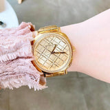 Michael Kors Nia Quartz Gold Dial Gold Steel Strap Watch For Women - MK3989 Buy Now By Michael Kors