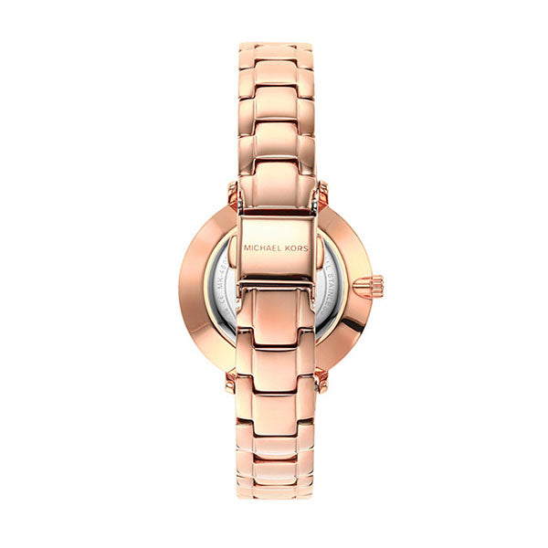 Michael Kors Pyper Quartz Rose Gold Dial Rose Gold Steel Strap Watch For Women - MK1040 Buy Now By Michael Kors