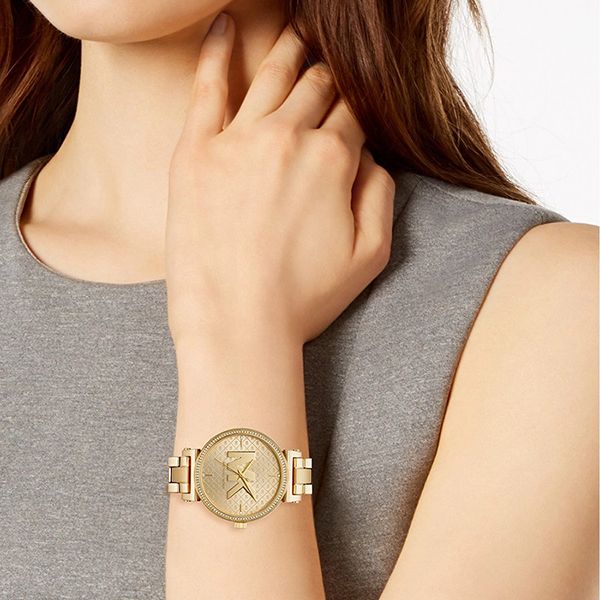 Michael Kors Sofie Quartz Gold Dial Gold Steel Strap Watch For Women - MK4334 Buy Now By Michael Kors