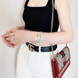 Versace Medusa Lock Icon Quartz White Dial Blue Leather Strap Watch for Women - VEDW00419 Buy Now By Versace