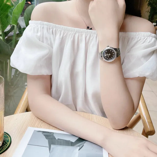 Versace Hellenyium Black Dial Silver Steel Strap Watch for Women - V12020015 Buy Now By Versace