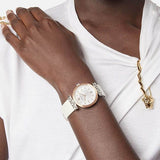 Versace Greca White Dial White Leather Strap Watch for Women - VELW00120 Buy Now By Versace