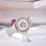 Versace Palazzo Empire Silver Dial Silver Mesh Bracelet Watch for Women - VEDV00419 Buy Now By Versace