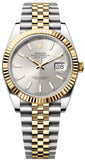 Rolex Datejust 41 Silver Dial Two Tone Oystersteel & Yellow Gold Jubilee Bracelet Watch for Men - M126333-0002 Buy Now By Rolex