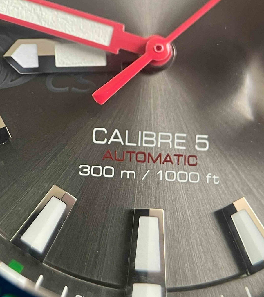 Tag Heuer Aquaracer Calibre 5 Premiere League Edition Black Dial Silver Stainless Steel Watch for Men - WAY201D.BA0927 Buy Now By Tag Heuer