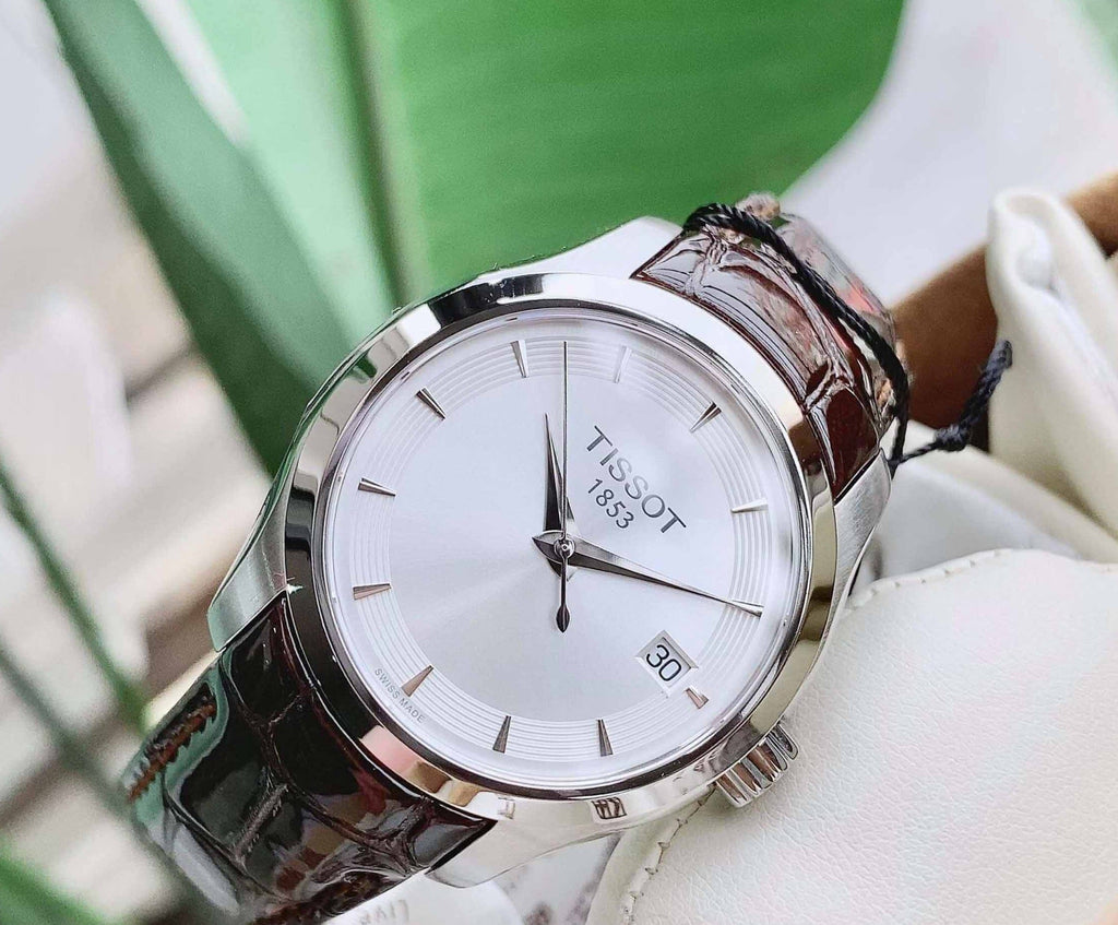 Tissot T Classic Couturier Quartz Silver Dial Watch For Women - T035.210.16.031.03 Buy Now By Tissot