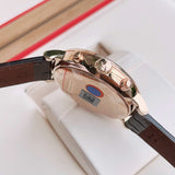 Tissot Carson Premium Chronograph White Dial Brown Leather Strap Watch For Men - T122.417.36.011.00 Buy Now By Tissot