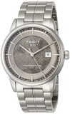 Tissot Luxury Powermatic 80 Anthracite Grey Dial Silver Steel Strap Watch For Men - T086.407.11.061.10 Buy Now By Tissot