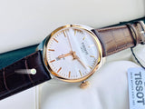 Tissot T Classic PR 100 Quartz White Dial Brown Leather Strap Watch for Men - T101.410.26.031.00 Buy Now By Tissot