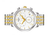 Tissot T Classic Tradition Chronograph White Dial Two Tone Steel Strap Watch For Men - T063.617.22.037.00 Buy Now By Tissot