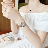 Tissot T Wave Mother of Pearl Dial Rose Gold Steel Strap Watch For Women - T112.210.33.113.00 Buy Now By Tissot