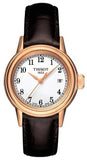Tissot T Classic Carson Quartz White Dial Brown Leather Strap Watch for Men - T085.410.36.012.00 Buy Now By Tissot