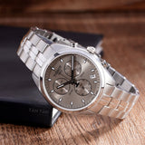 Tissot PR 100 Chronograph Grey Dial Silver Steel Strap Watch for Men - T101.417.11.071.00 Buy Now By Tissot