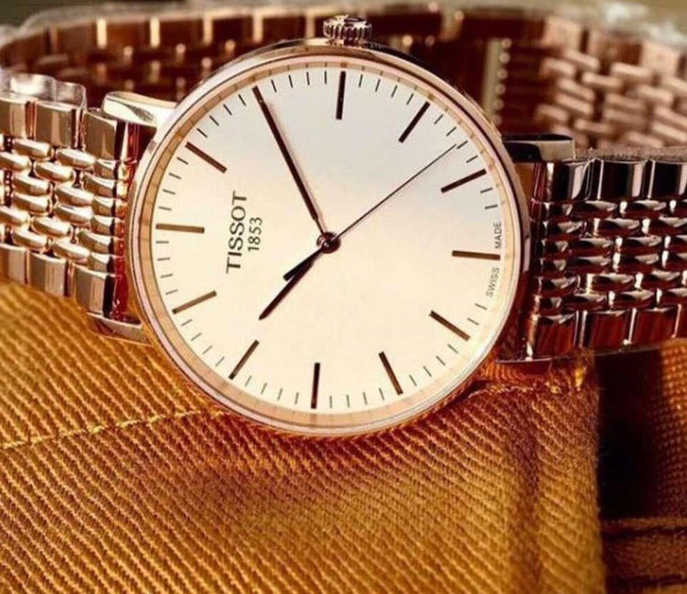 Tissot T Classic Everytime Small White Dial Rose Gold Mesh Bracelet Watch For Women - T109.210.33.031.00 Buy Now By Tissot