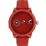 Tommy Hilfiger Denim Quartz Red Dial Red Rubber Strap Watch for Men - 1791323 Buy Now By Tommy Hilfiger