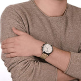 Tommy Hilfiger Kane White Dial Beige Leather Strap Watch for Men - 1710399 Buy Now By Tommy Hilfiger