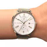 Tommy Hilfiger Jenna Quartz White Dial Two Tone Mesh Bracelet Watch for Women - 1782074 Buy Now By Tommy Hilfiger