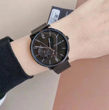 Tommy Hilfiger Brooklyn Black Dial Black Mesh Bracelet Watch for Men - 1791507 Buy Now By Tommy Hilfiger