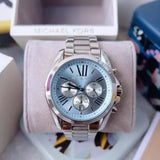 Michael Kors Bradshaw Chronograph Blue Dial Silver Steel Strap Watch For Women - MK6099 Buy Now By Michael Kors