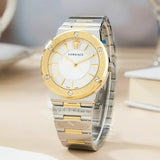 Versace Hellenyium Green Dial Two Tone Steel Strap Watch for Women - VEVH00620 Buy Now By Versace