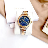 Versace Hellenyium Blue Dial Two Tone Steel Strap Watch for Women - V12060017 Buy Now By Versace