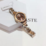 Versace Hellenyium Brown Dial Two Tone Steel Strap Watch for Women - V12040015 Buy Now By Versace