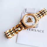 Versace Palazzo Empire White Dial Two Tone Steel Strap Watch for Men - VERD00418 Buy Now By Versace