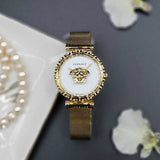 Versace Palazzo Empire Greca White Dial Gold Mesh Bracelet Watch for Women - VEDV00619 Buy Now By Versace