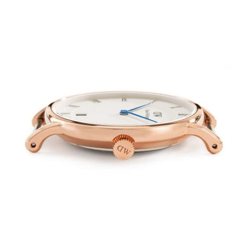 Daniel Wellington Classic Sheffield White Dial Black Leather Strap Watch For Men - DW00100084 Buy Now By Daniel Wellington