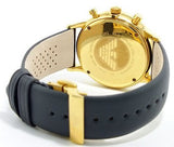 Emporio Armani Gianni Beige Dial Grey Leather Strap Watch For Men - AR0386 Buy Now By Emporio Armani