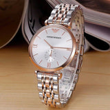 Emporio Armani Retro Silver Dial Two Tone Steel Strap Watch For Men - AR1677 Buy Now By Emporio Armani